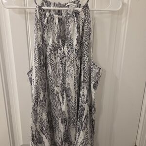Nine West Women's Snake Print Tank Top